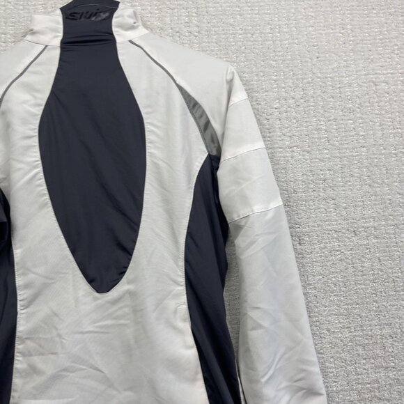 SWIX Ultralight Windbreaker Jacket Wom XS Full Zip Lightweight Floral Embroidery - Picture 14 of 16